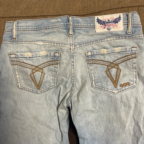 Vintage triple Q jeans jr size 3 - Picture 3 of 4